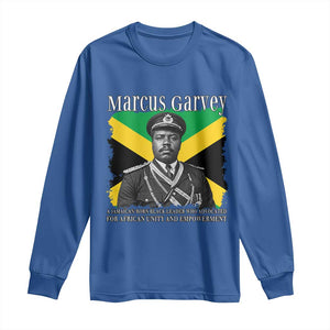 Marcus Garvey Jamaican National Hero Long Sleeve Shirt Pan Africanism History Gift TS12 Royal Blue Print Your Wear