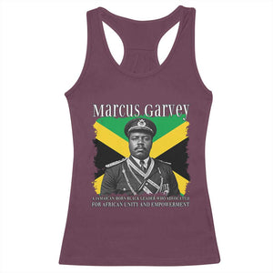 Marcus Garvey Jamaican National Hero Racerback Tank Top Pan Africanism History Gift TS12 Maroon Print Your Wear