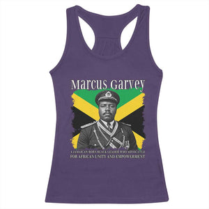 Marcus Garvey Jamaican National Hero Racerback Tank Top Pan Africanism History Gift TS12 Purple Print Your Wear