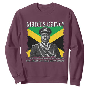 Marcus Garvey Jamaican National Hero Sweatshirt Pan Africanism History Gift TS12 Maroon Print Your Wear