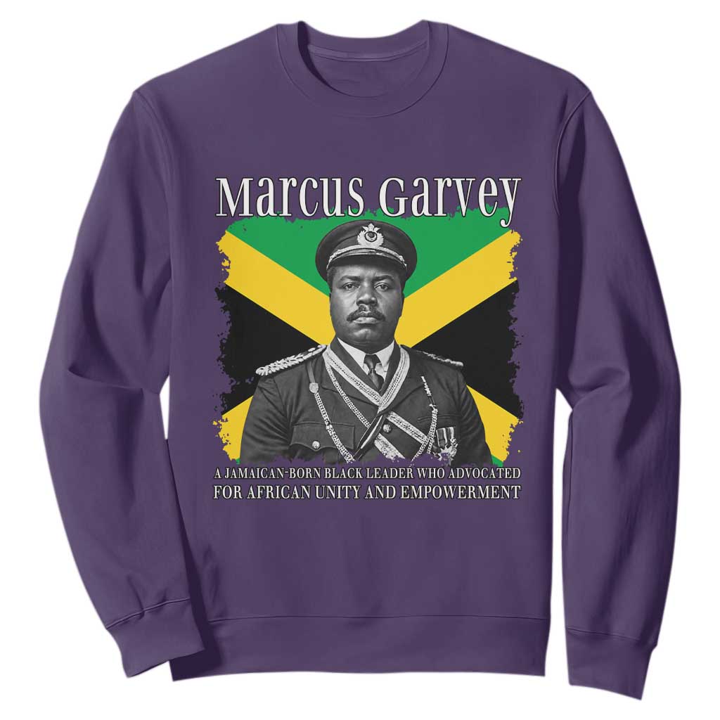 Marcus Garvey Jamaican National Hero Sweatshirt Pan Africanism History Gift TS12 Purple Print Your Wear