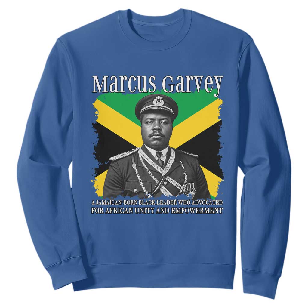 Marcus Garvey Jamaican National Hero Sweatshirt Pan Africanism History Gift TS12 Royal Blue Print Your Wear