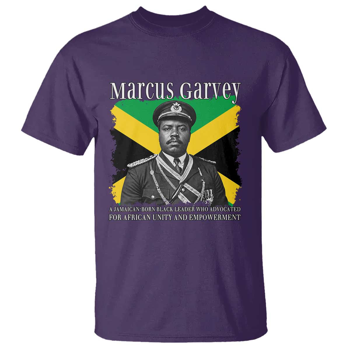 Marcus Garvey Jamaican National Hero T Shirt Pan Africanism History Gift TS12 Purple Print Your Wear