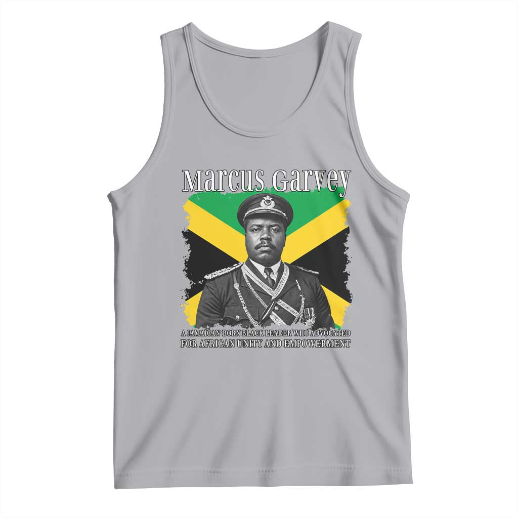 Marcus Garvey Jamaican National Hero Tank Top Pan Africanism History Gift TS12 Athletic Heather Print Your Wear