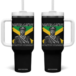 Marcus Garvey Jamaican National Hero Tumbler With Handle Pan Africanism History Gift TS12 One Size: 40 oz Black Print Your Wear
