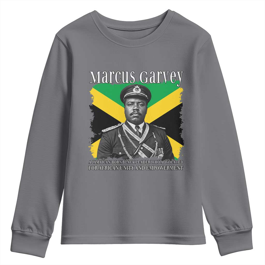 Marcus Garvey Jamaican National Hero Youth Sweatshirt Pan Africanism History Gift TS12 Charcoal Print Your Wear