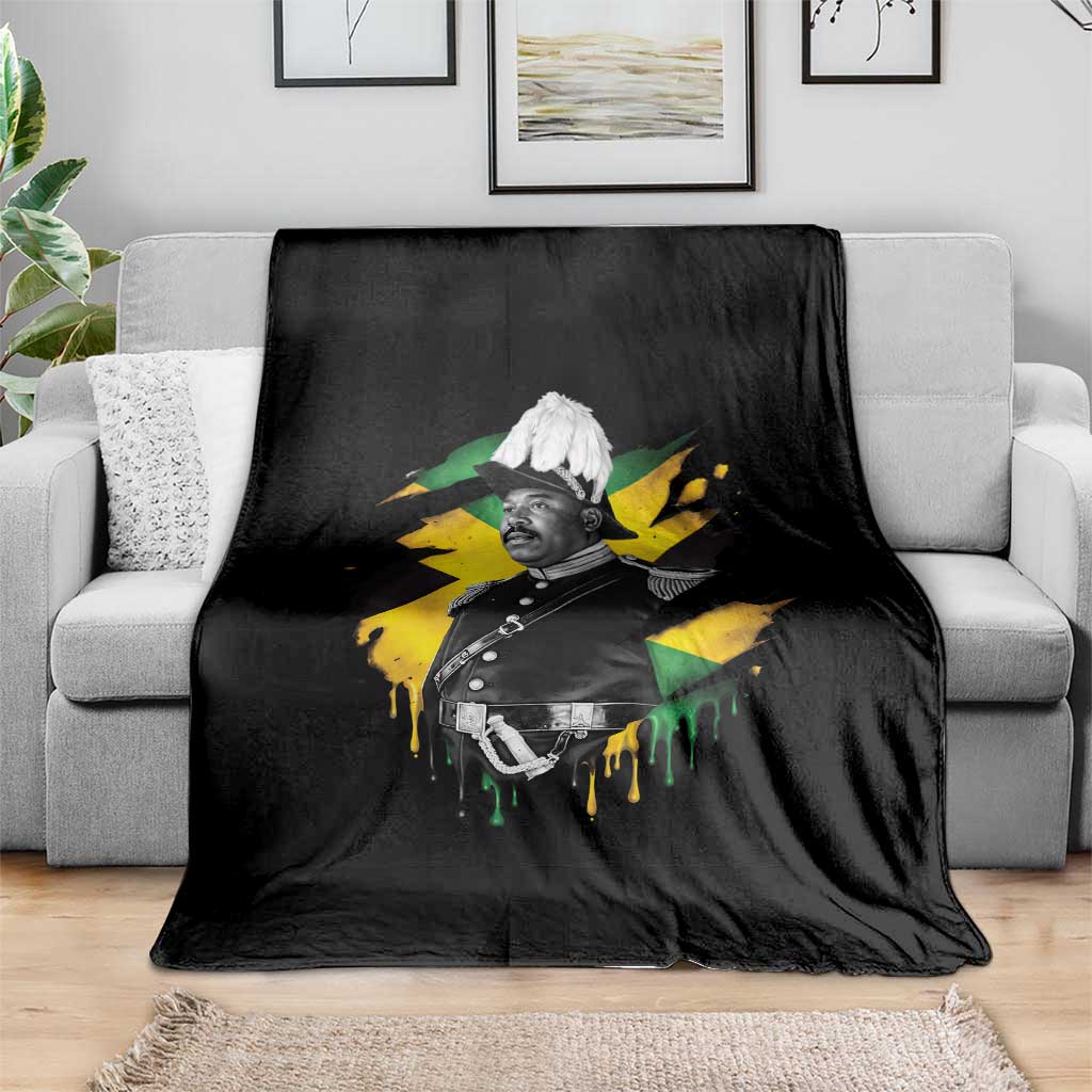 Marcus Garvey Jamaican National Hero Throw Blanket African American Heritage TS12 Print Your Wear