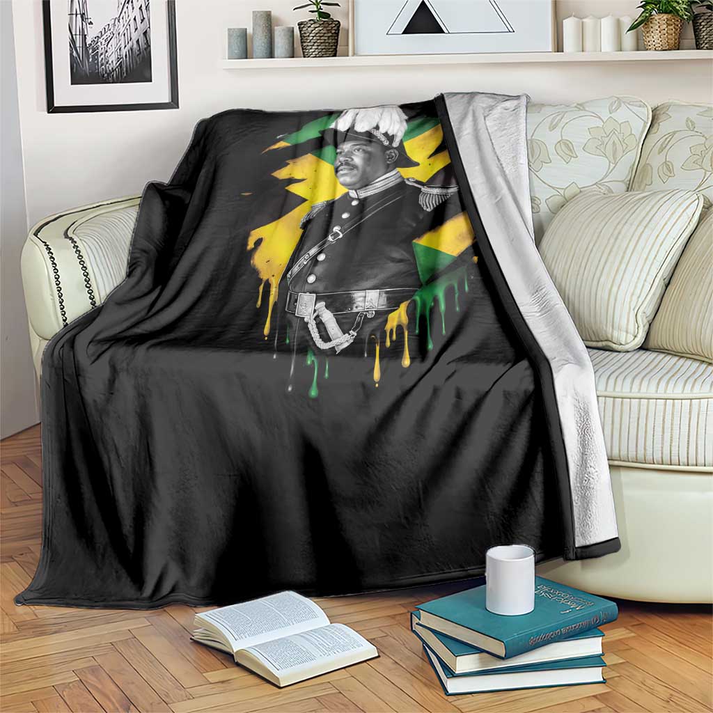 Marcus Garvey Jamaican National Hero Throw Blanket African American Heritage TS12 Print Your Wear