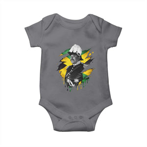 Marcus Garvey Jamaican National Hero Baby Onesie African American Heritage TS12 Charcoal Print Your Wear