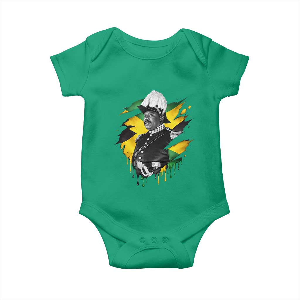 Marcus Garvey Jamaican National Hero Baby Onesie African American Heritage TS12 Irish Green Print Your Wear
