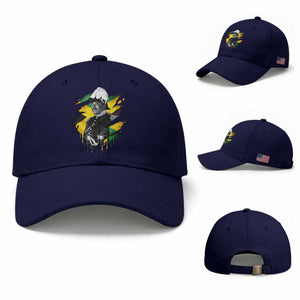 Marcus Garvey Jamaican National Hero Baseball Cap African American Heritage TS12 Baseball Cap Universal Fit Dark Blue Print Your Wear