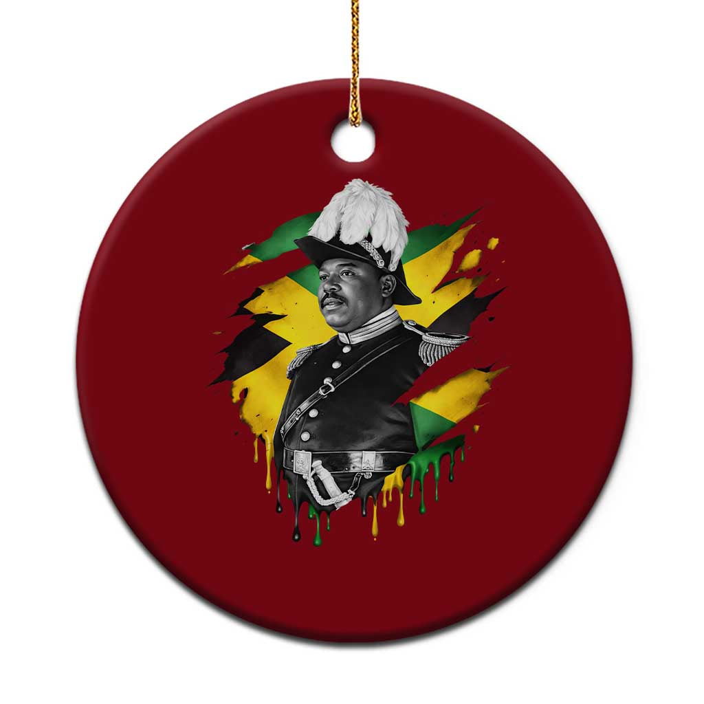 Marcus Garvey Jamaican National Hero Ceramic Ornament African American Heritage TS12 1pc Red Print Your Wear