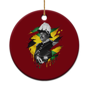 Marcus Garvey Jamaican National Hero Ceramic Ornament African American Heritage TS12 1pc Red Print Your Wear