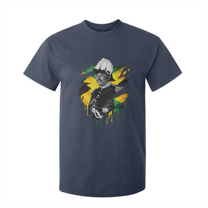 Marcus Garvey Jamaican National Hero T Shirt For Kid African American Heritage TS12 Navy Print Your Wear