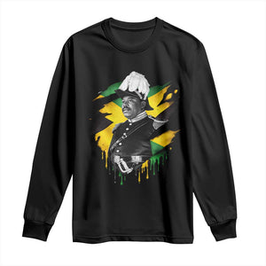 Marcus Garvey Jamaican National Hero Long Sleeve Shirt African American Heritage TS12 Black Print Your Wear