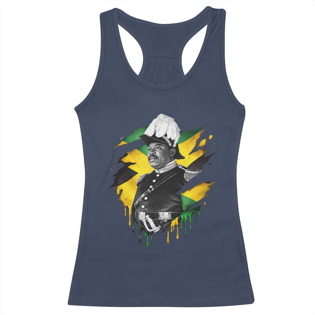 Marcus Garvey Jamaican National Hero Racerback Tank Top African American Heritage TS12 Navy Print Your Wear