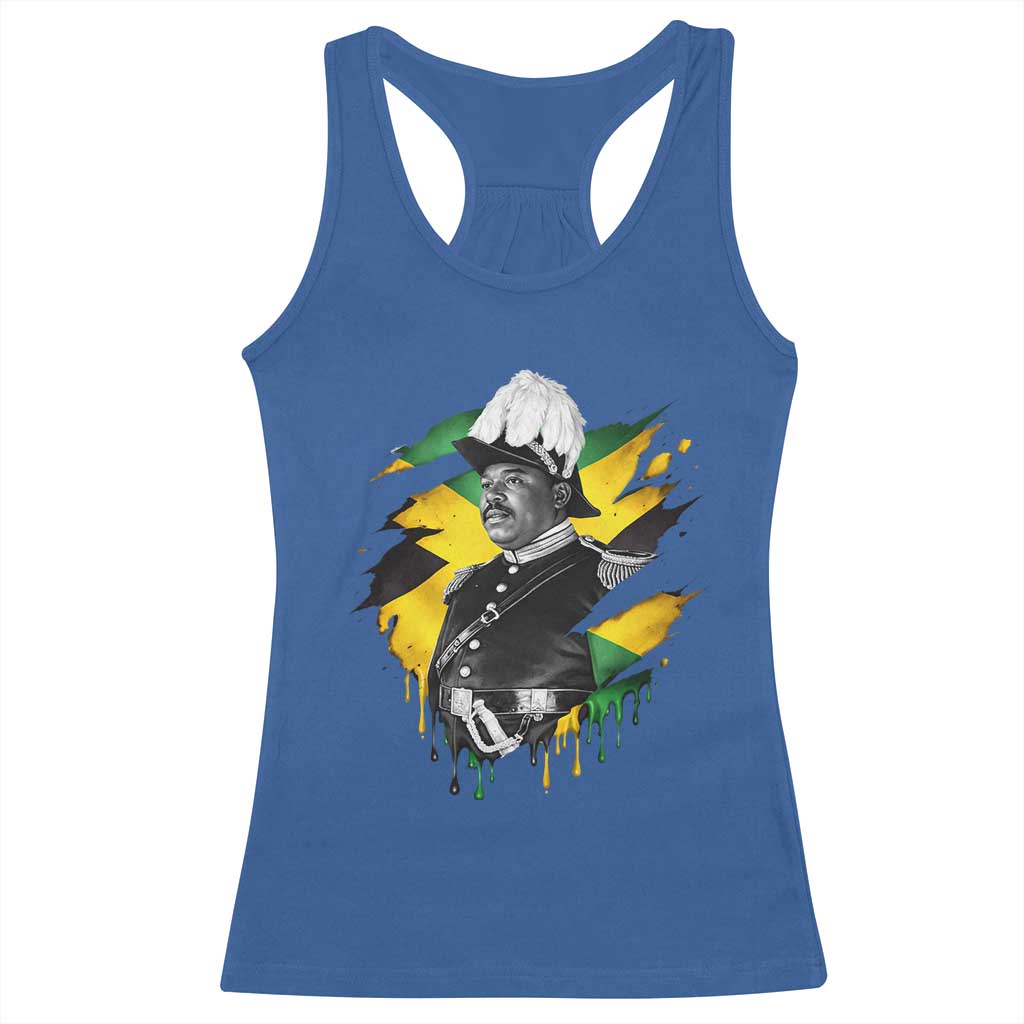 Marcus Garvey Jamaican National Hero Racerback Tank Top African American Heritage TS12 Royal Blue Print Your Wear