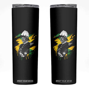Marcus Garvey Jamaican National Hero Skinny Tumbler African American Heritage TS12 Black Print Your Wear