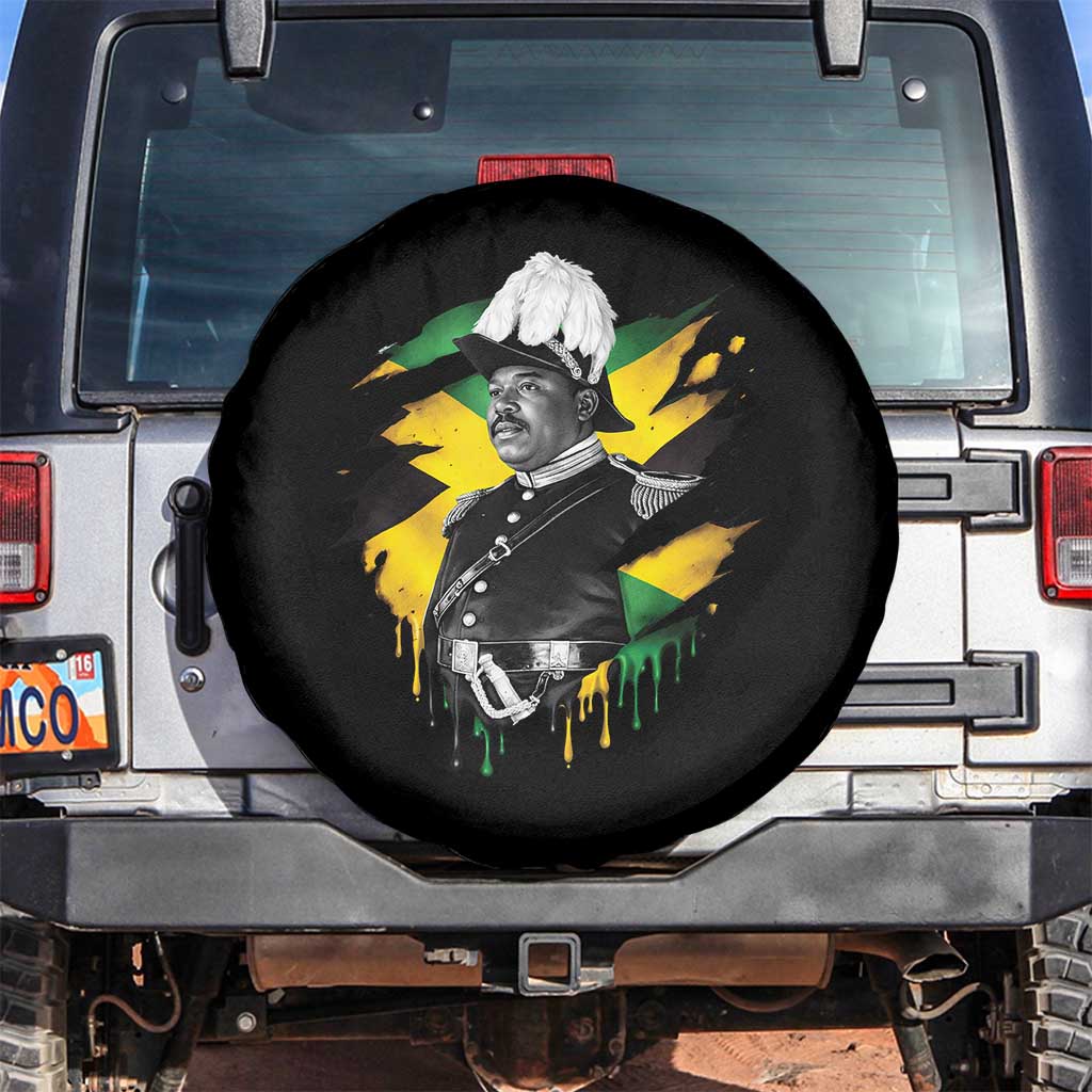 Marcus Garvey Jamaican National Hero Spare Tire Cover African American Heritage TS12 No hole Black Print Your Wear