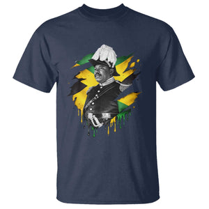 Marcus Garvey Jamaican National Hero T Shirt African American Heritage TS12 Navy Print Your Wear