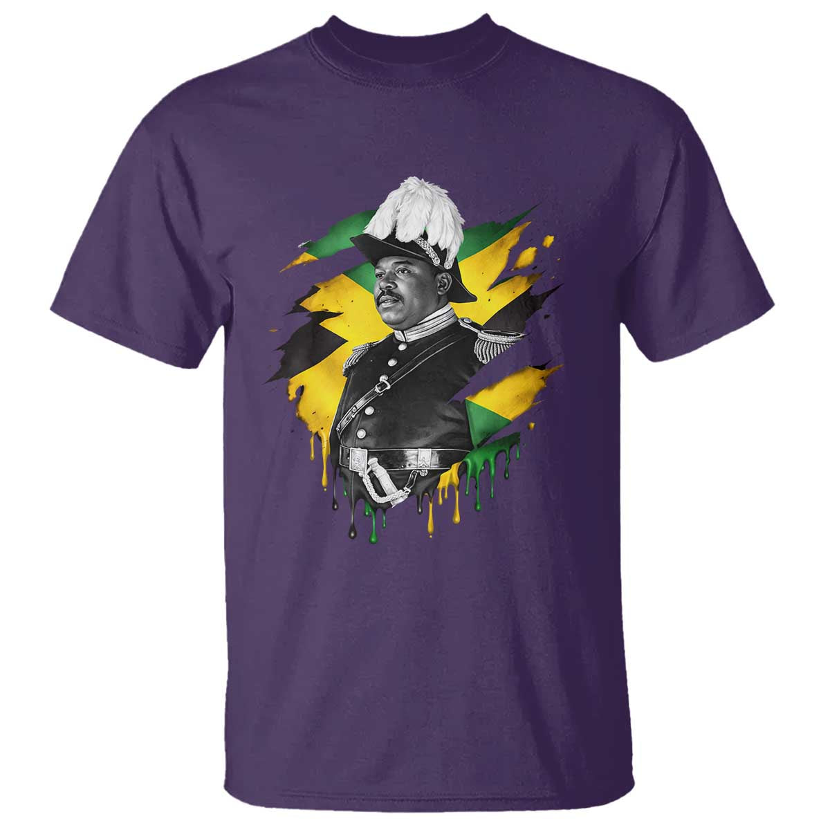 Marcus Garvey Jamaican National Hero T Shirt African American Heritage TS12 Purple Print Your Wear