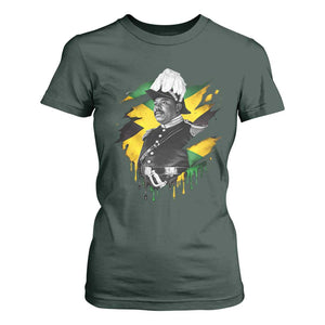 Marcus Garvey Jamaican National Hero T Shirt For Women African American Heritage TS12 Dark Forest Green Print Your Wear