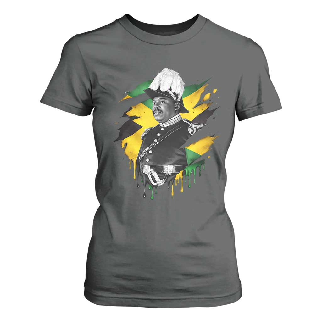 Marcus Garvey Jamaican National Hero T Shirt For Women African American Heritage TS12 Dark Heather Print Your Wear
