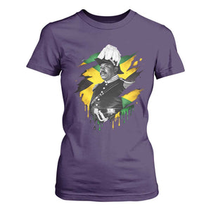 Marcus Garvey Jamaican National Hero T Shirt For Women African American Heritage TS12 Purple Print Your Wear