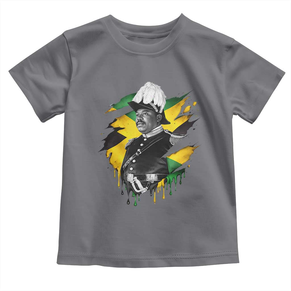 Marcus Garvey Jamaican National Hero Toddler T Shirt African American Heritage TS12 Charcoal Print Your Wear