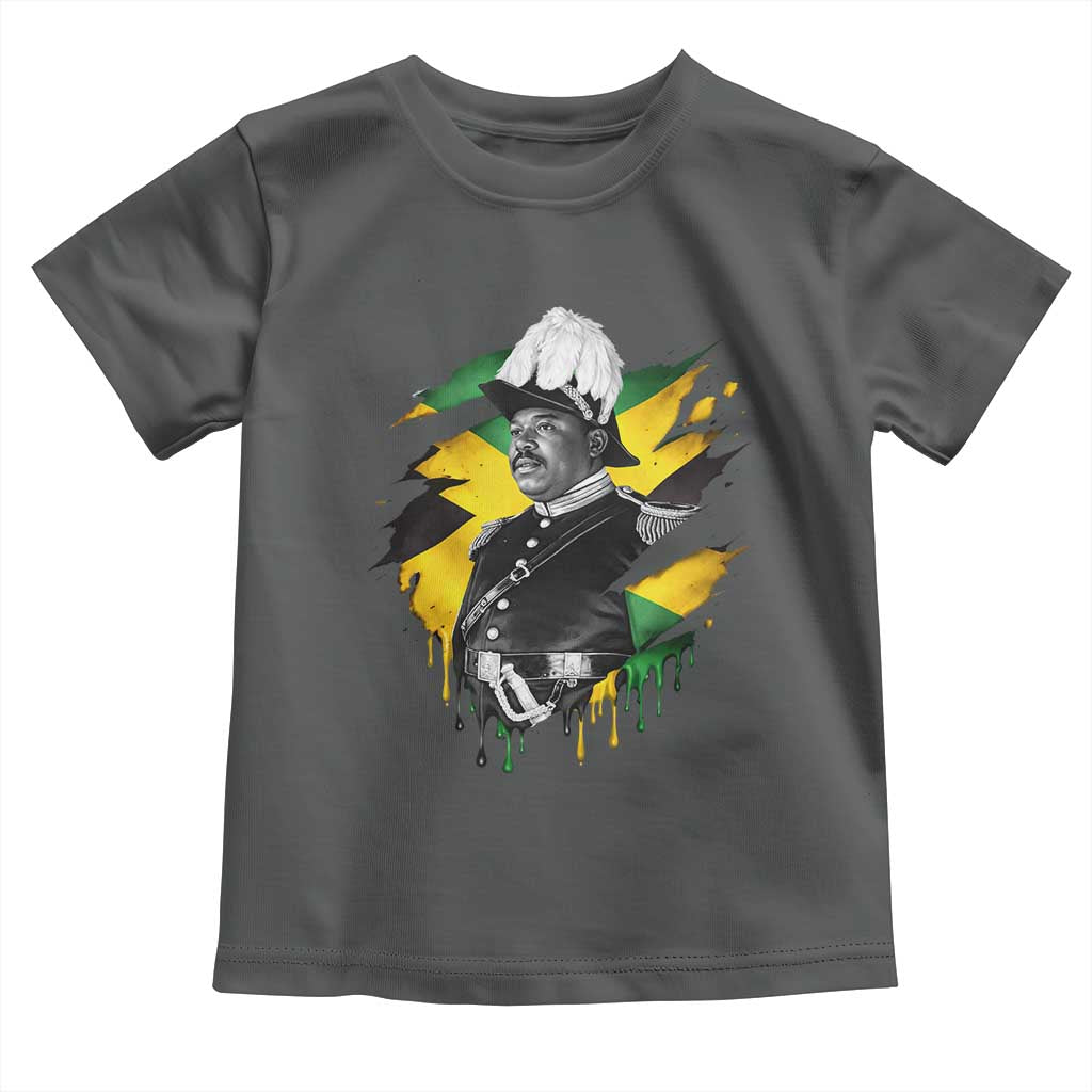 Marcus Garvey Jamaican National Hero Toddler T Shirt African American Heritage TS12 Dark Heather Print Your Wear