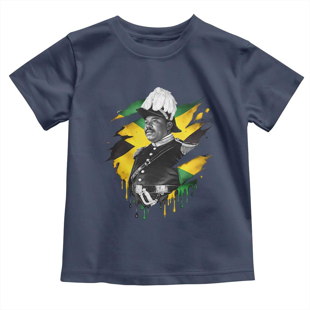 Marcus Garvey Jamaican National Hero Toddler T Shirt African American Heritage TS12 Navy Print Your Wear