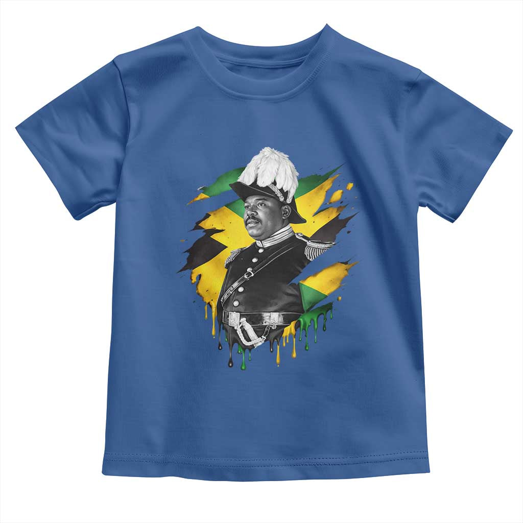 Marcus Garvey Jamaican National Hero Toddler T Shirt African American Heritage TS12 Royal Blue Print Your Wear