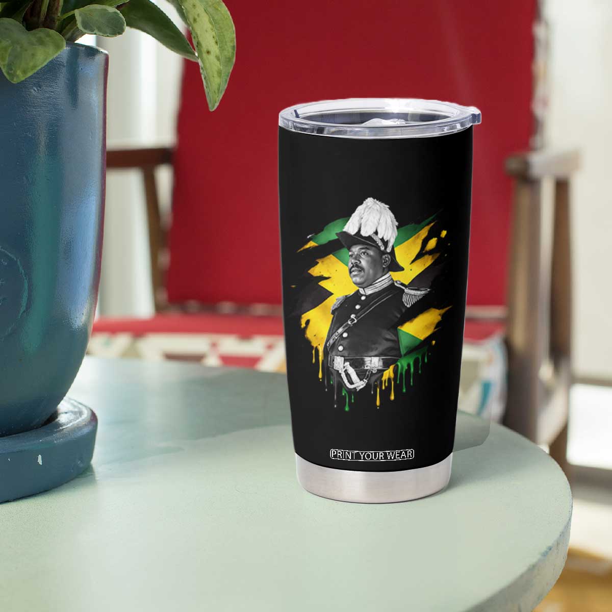 Marcus Garvey Jamaican National Hero Tumbler Cup African American Heritage TS12 Print Your Wear