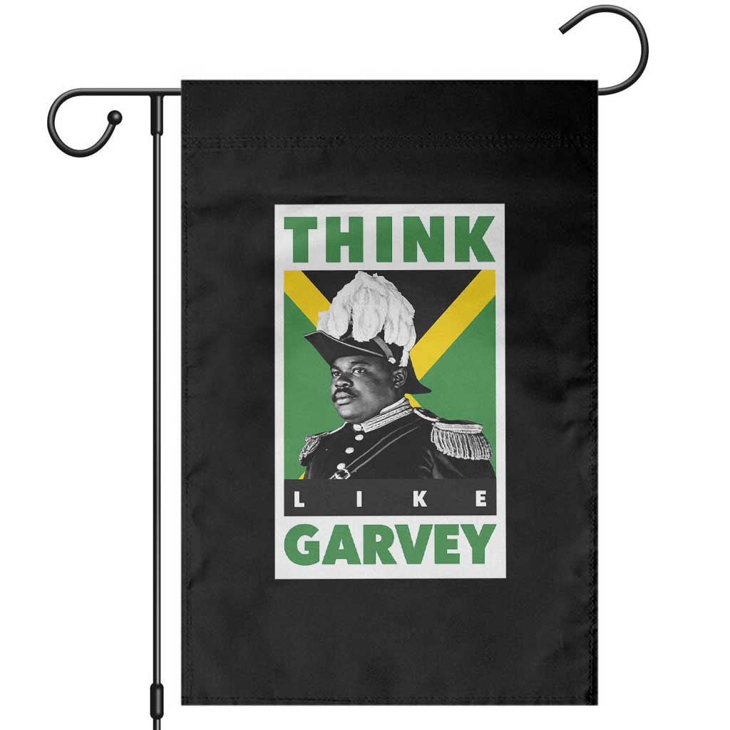 Pan Africanism Think Like Garvey Garden Flag Marcus Garvey Jamaica Flag TS12 Black Print Your Wear