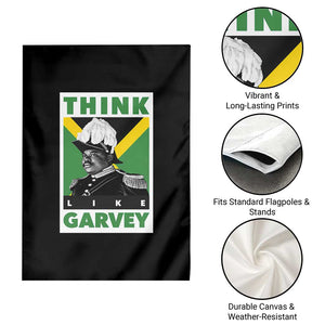 Pan Africanism Think Like Garvey Garden Flag Marcus Garvey Jamaica Flag TS12 Print Your Wear