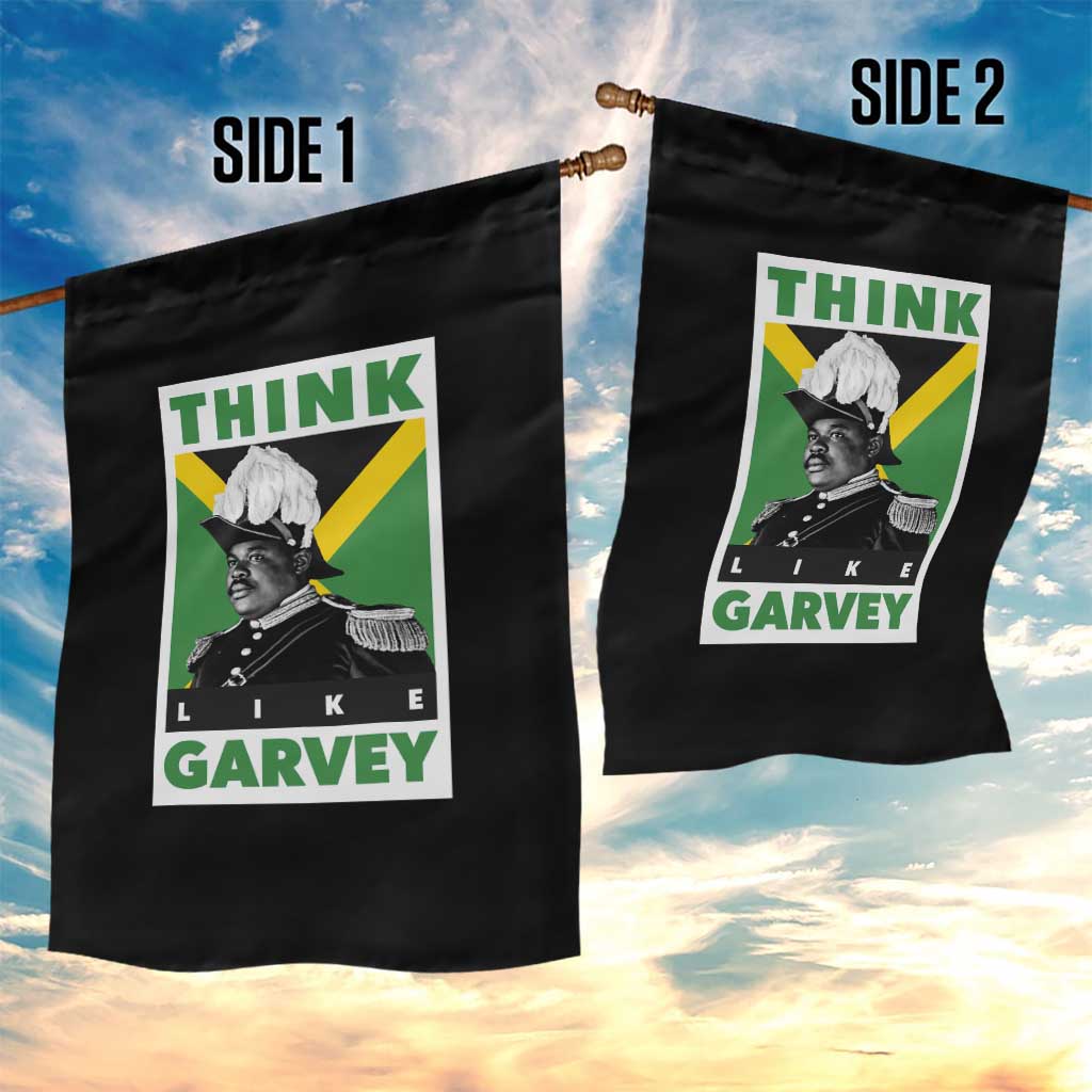 Pan Africanism Think Like Garvey Garden Flag Marcus Garvey Jamaica Flag TS12 Print Your Wear