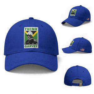 Pan Africanism Think Like Garvey Baseball Cap Marcus Garvey Jamaica Flag TS12 Baseball Cap Universal Fit Royal Blue Print Your Wear
