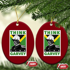 Pan Africanism Think Like Garvey Ceramic Ornament Marcus Garvey Jamaica Flag TS12 Print Your Wear