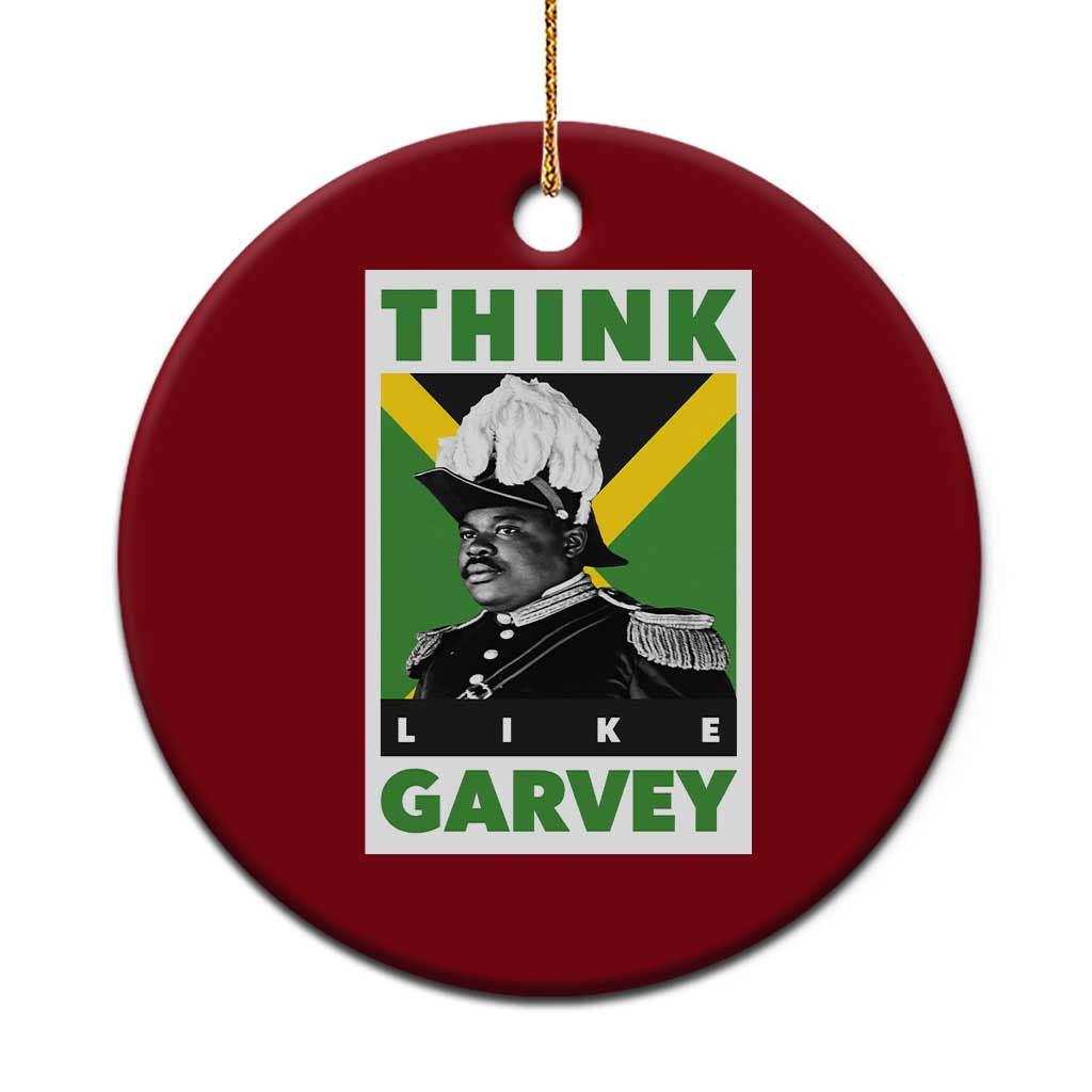 Pan Africanism Think Like Garvey Ceramic Ornament Marcus Garvey Jamaica Flag TS12 1pc Red Print Your Wear