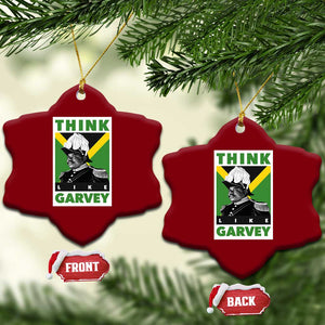 Pan Africanism Think Like Garvey Ceramic Ornament Marcus Garvey Jamaica Flag TS12 Print Your Wear