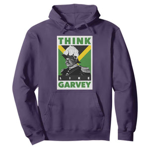 Pan Africanism Think Like Garvey Hoodie Marcus Garvey Jamaica Flag TS12 Purple Print Your Wear
