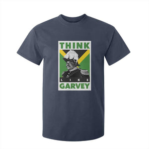 Pan Africanism Think Like Garvey T Shirt For Kid Marcus Garvey Jamaica Flag TS12 Navy Print Your Wear