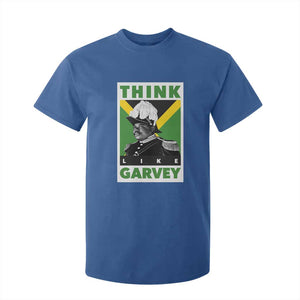Pan Africanism Think Like Garvey T Shirt For Kid Marcus Garvey Jamaica Flag TS12 Royal Blue Print Your Wear