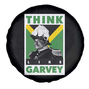 Pan Africanism Think Like Garvey Spare Tire Cover Marcus Garvey Jamaica Flag TS12 Print Your Wear