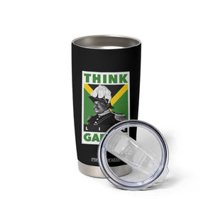 Pan Africanism Think Like Garvey Tumbler Cup Marcus Garvey Jamaica Flag TS12 Print Your Wear