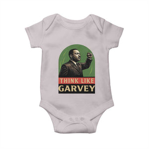 Think Like Garvey Baby Onesie Civil Rights Leader Gift TS12 Ice Gray Print Your Wear