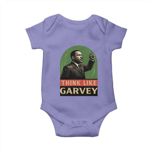 Think Like Garvey Baby Onesie Civil Rights Leader Gift TS12 Violet Print Your Wear