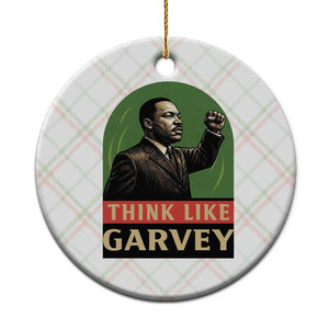 Think Like Garvey Ceramic Ornament Civil Rights Leader Gift TS12 1pc Christmas Plaid Print Your Wear