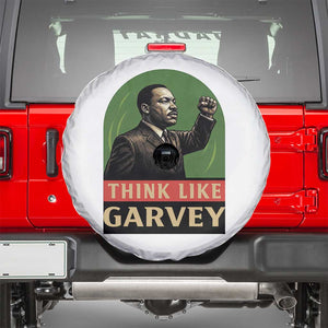 Think Like Garvey Spare Tire Cover Civil Rights Leader Gift TS12 White Print Your Wear