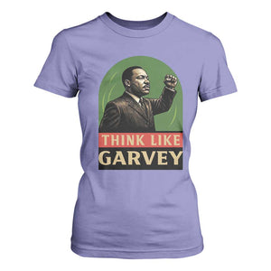 Think Like Garvey T Shirt For Women Civil Rights Leader Gift TS12 Violet Print Your Wear